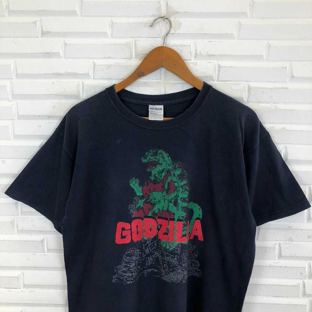 Vintage - VINTAGE GODZILLA MOVIE BIG LOGO T-SHIRT - image 3