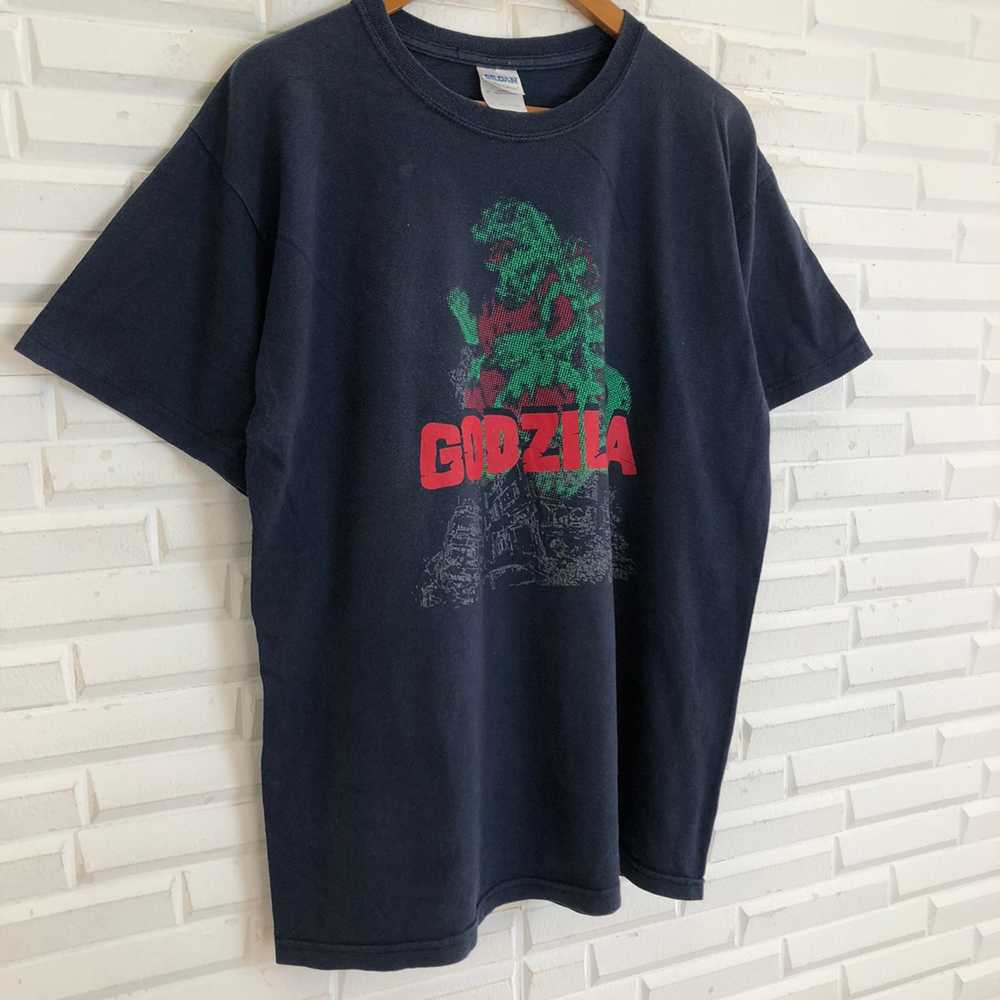 Vintage - VINTAGE GODZILLA MOVIE BIG LOGO T-SHIRT - image 4