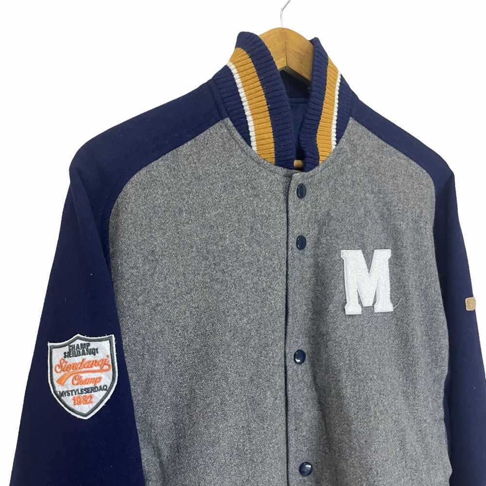 Mizuno - 💥 Vintage Mizuno Baseball Varsity Jacket - image 7