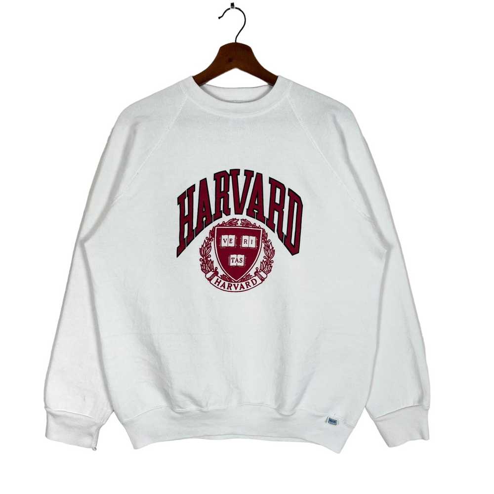 Vintage - 80s Harvard University Classic Logo Swe… - image 1