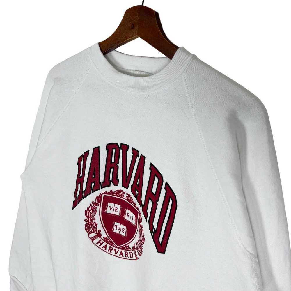 Vintage - 80s Harvard University Classic Logo Swe… - image 3
