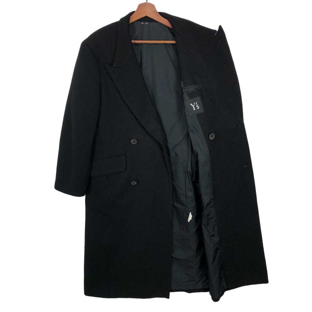 Yohji Yamamoto Black Double Collar Coat - image 3