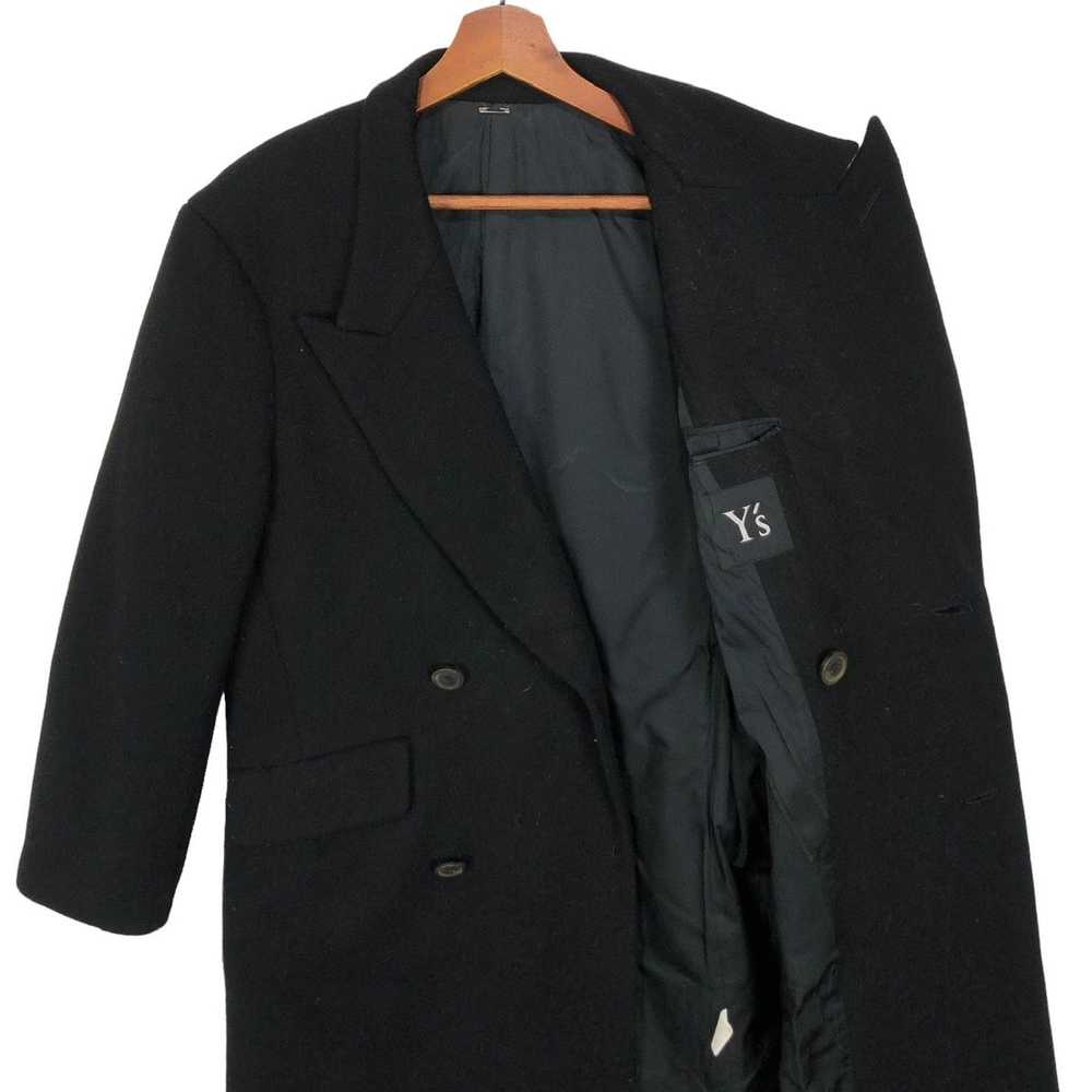 Yohji Yamamoto Black Double Collar Coat - image 4