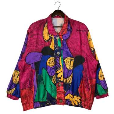Vintage - Vintage 90s Colorful Picasso Art Jacket - image 1