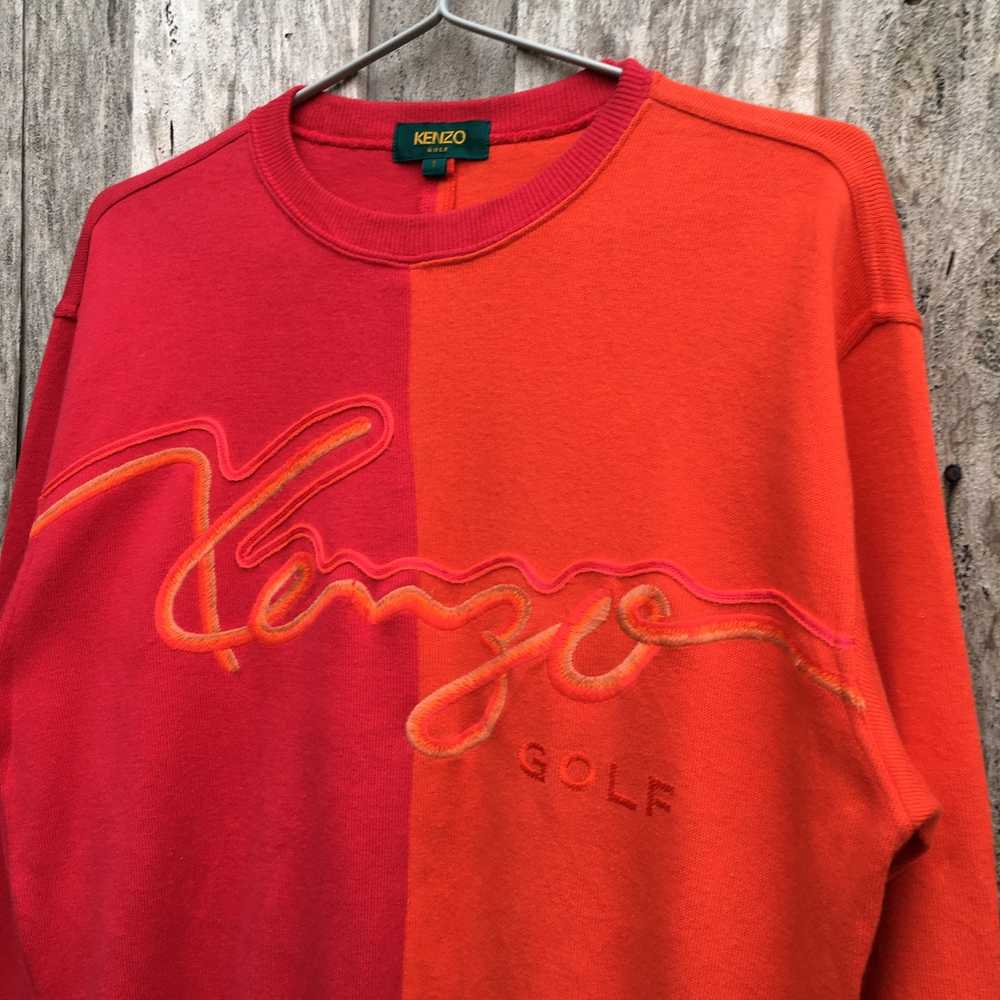 Vintage - Vintage Kenzo Golf Crewneck Sweatshirt … - image 3