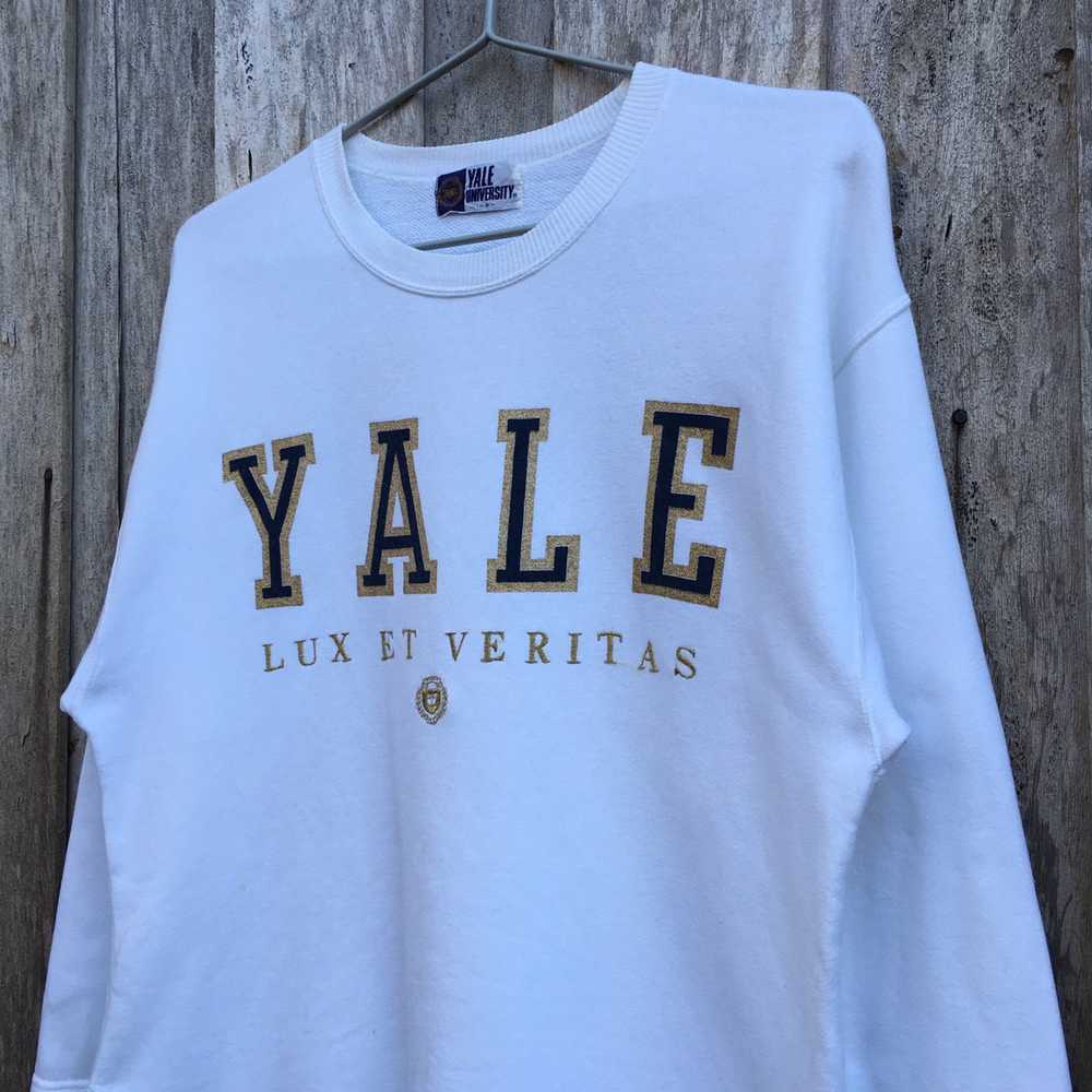 Vintage - Vintage 90’s Yale University Pullover S… - image 3