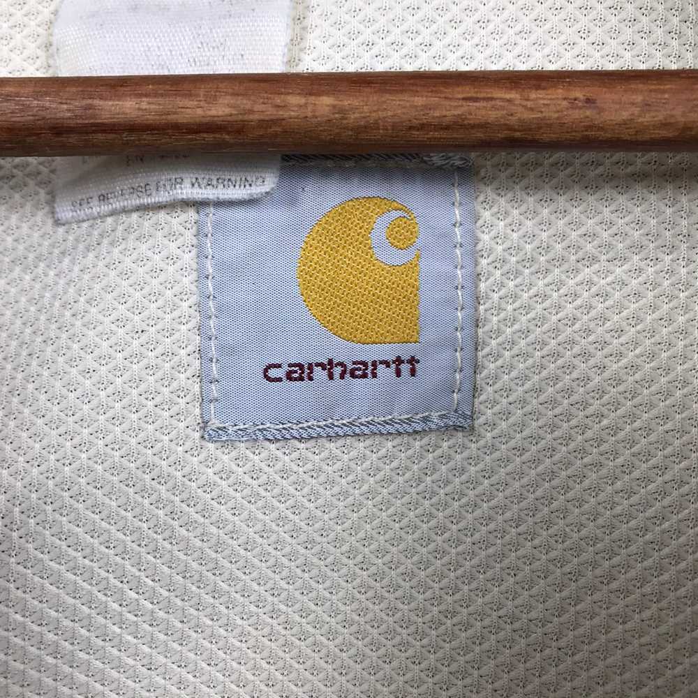 Vintage - Vintage Carhartt Hoodie Thermal Lined D… - image 9