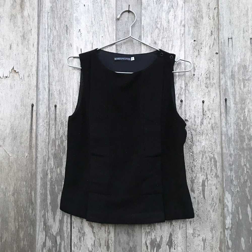 Christophe Lemaire Laine Wool Sleeveless Top - image 1