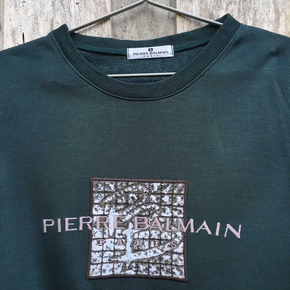 Vintage - Vintage Pierre Balmain Sweatshirt Embro… - image 2