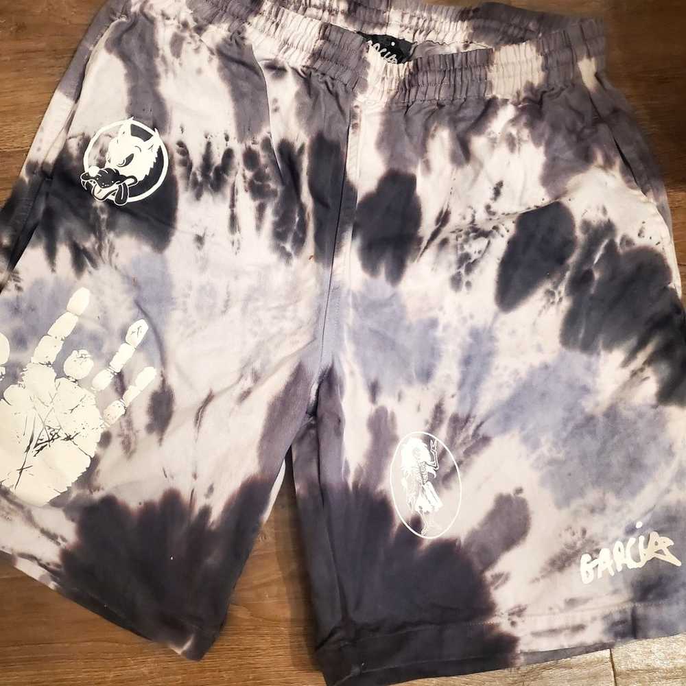 Teddy Fresh X Jerry Garcia Tie Dye Shorts Size Me… - image 2