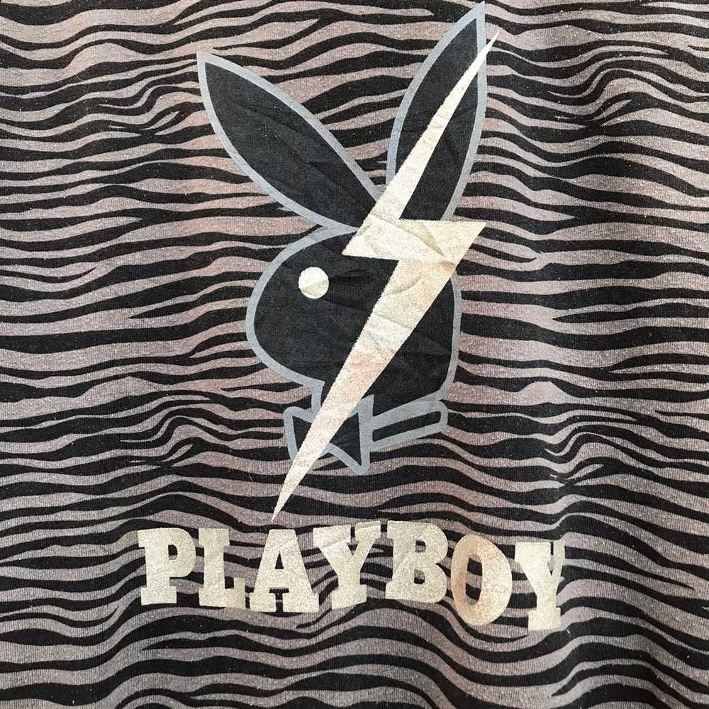 Vintage - Vintage Playboy Zebra Stripe Flash Bunn… - image 7