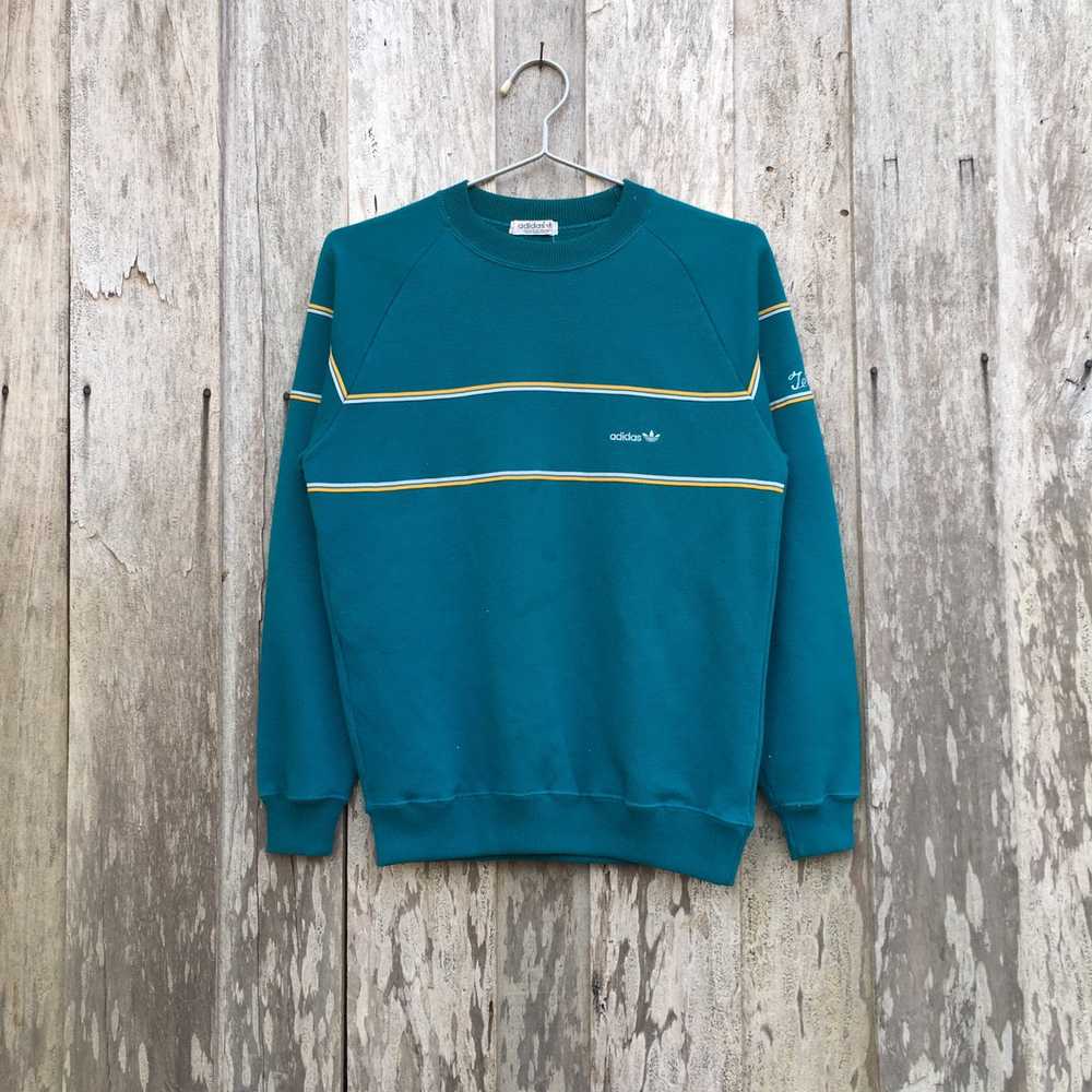 Vintage Adidas Descente Small Logo Crewneck Sweat… - image 1