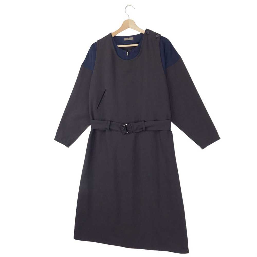 YS Yohji Yamamoto Double Layered Wool Long Coat J… - image 2