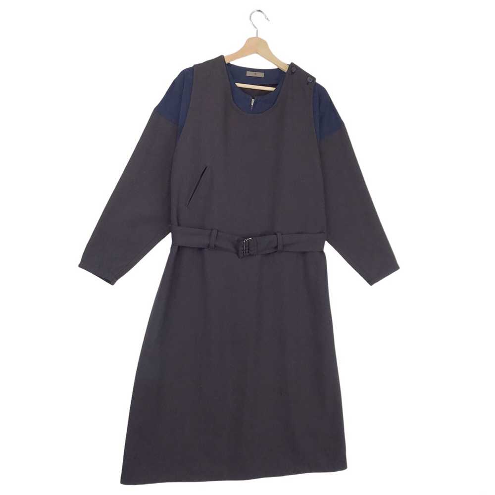 YS Yohji Yamamoto Double Layered Wool Long Coat J… - image 3