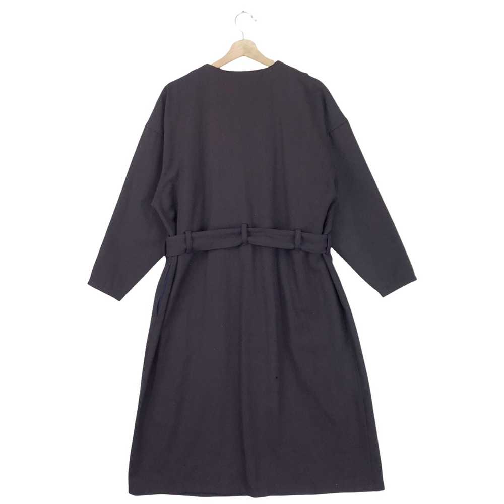 YS Yohji Yamamoto Double Layered Wool Long Coat J… - image 7