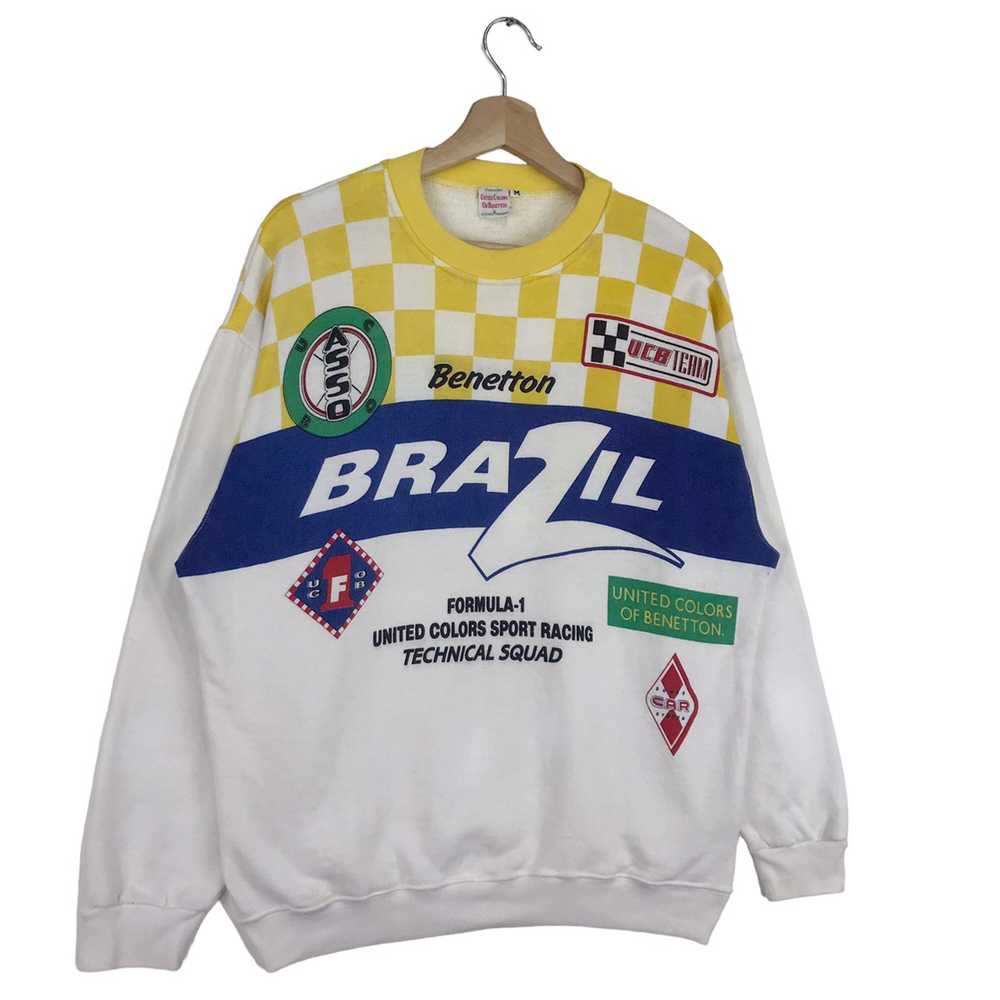 United Colors Of Benetton - 90’s Benetton F1 Braz… - image 3