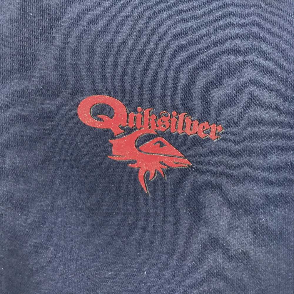 Vintage - 90’s Quiksilver Big Logo Sweatshirt Cre… - image 7