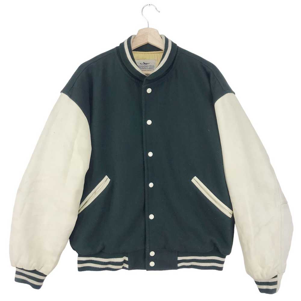 Vintage - Vintage 90’s University Shop Varsity Le… - image 2