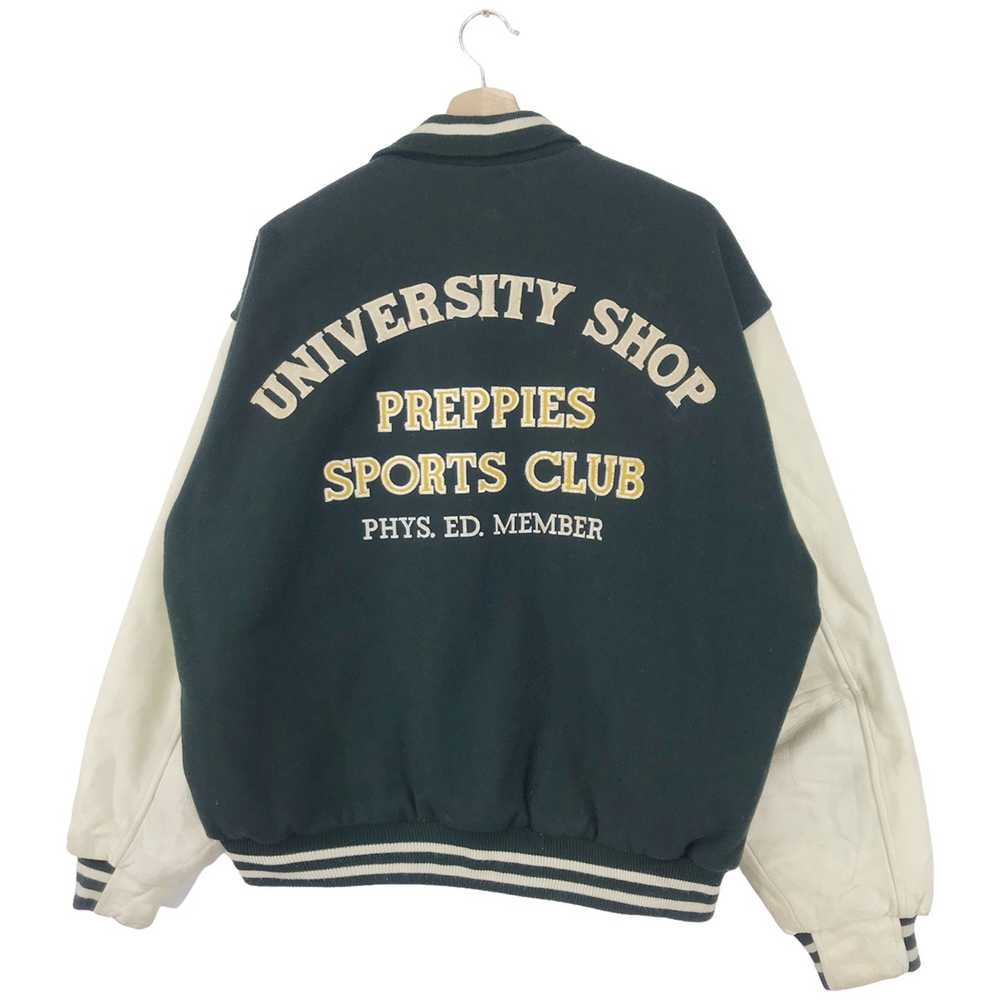 Vintage - Vintage 90’s University Shop Varsity Le… - image 3