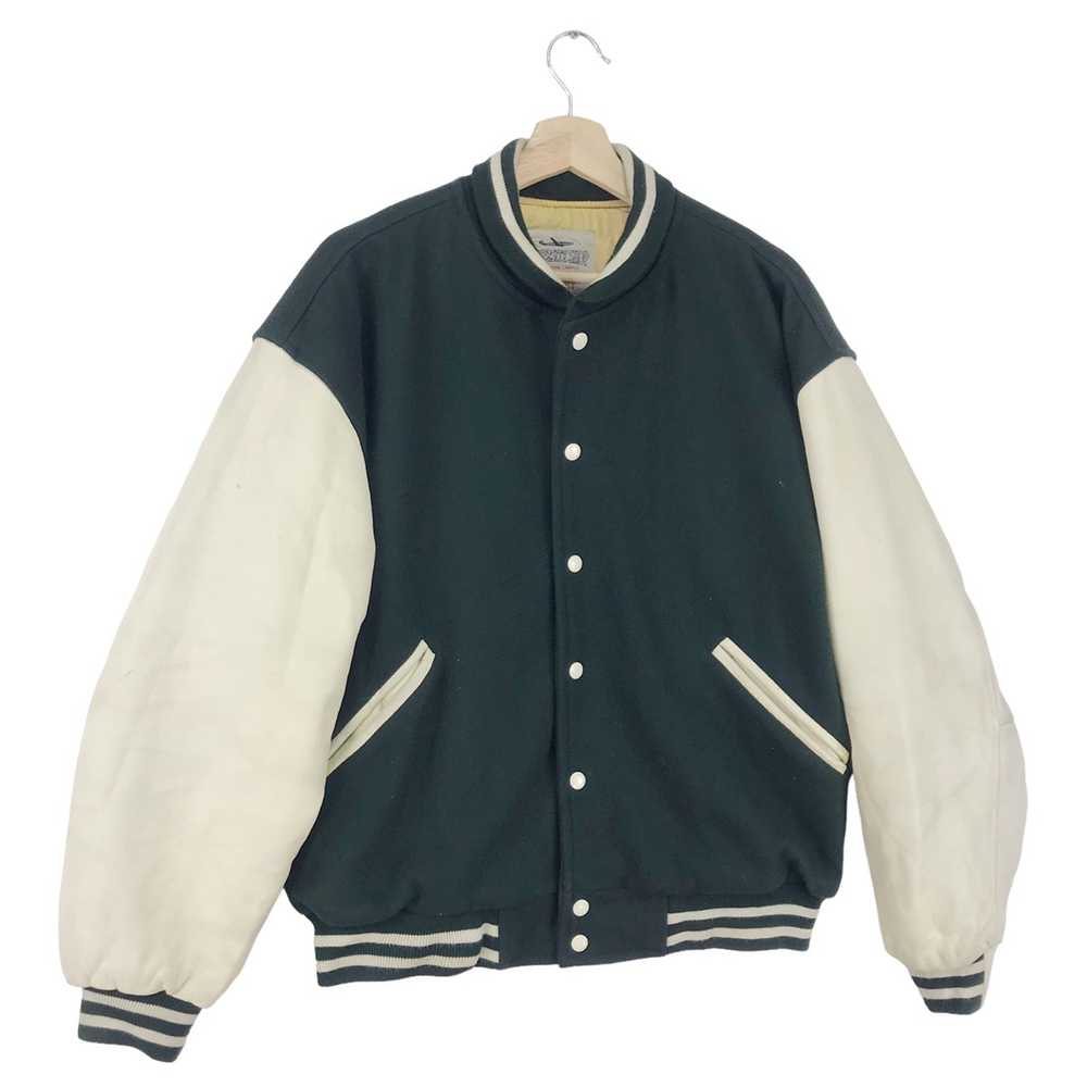 Vintage - Vintage 90’s University Shop Varsity Le… - image 6