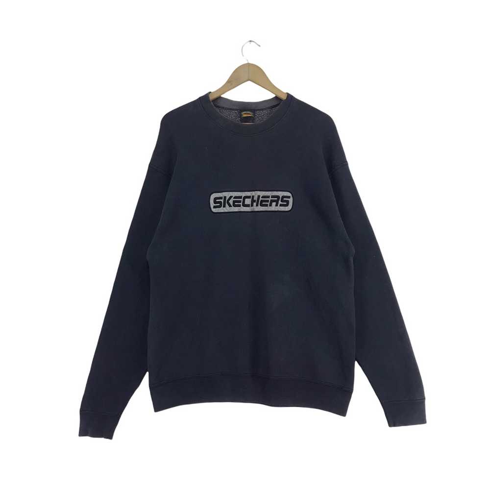 Vintage - 90s Skechers Sweatshirt Crewneck Spell Out Logo