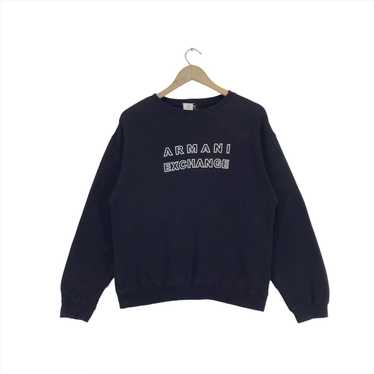 Vintage - Vintage Armani Exchange Sweatshirt Big … - image 1