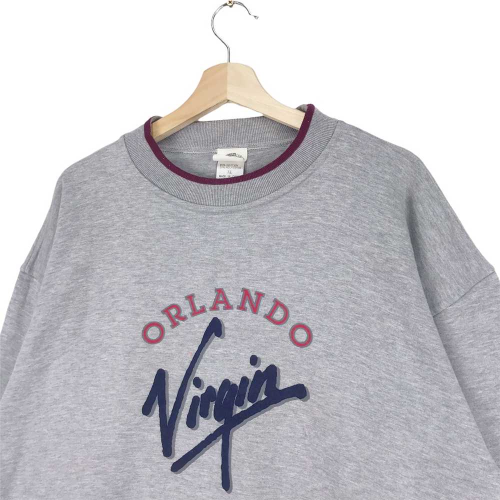Vintage - Vintage Orlando Virgin Sweatshirts Crew… - image 4