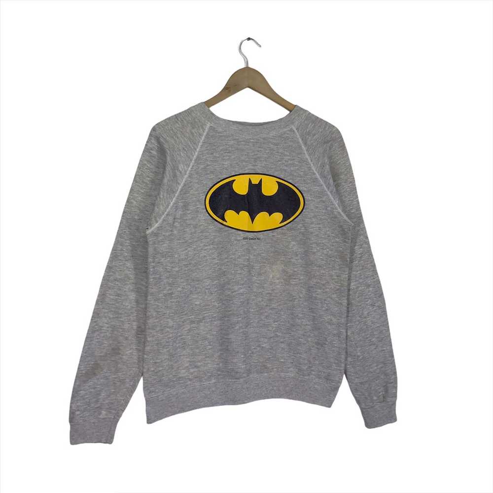 Vintage - Vintage Batman Sweatshirt Big Logo Spel… - image 2