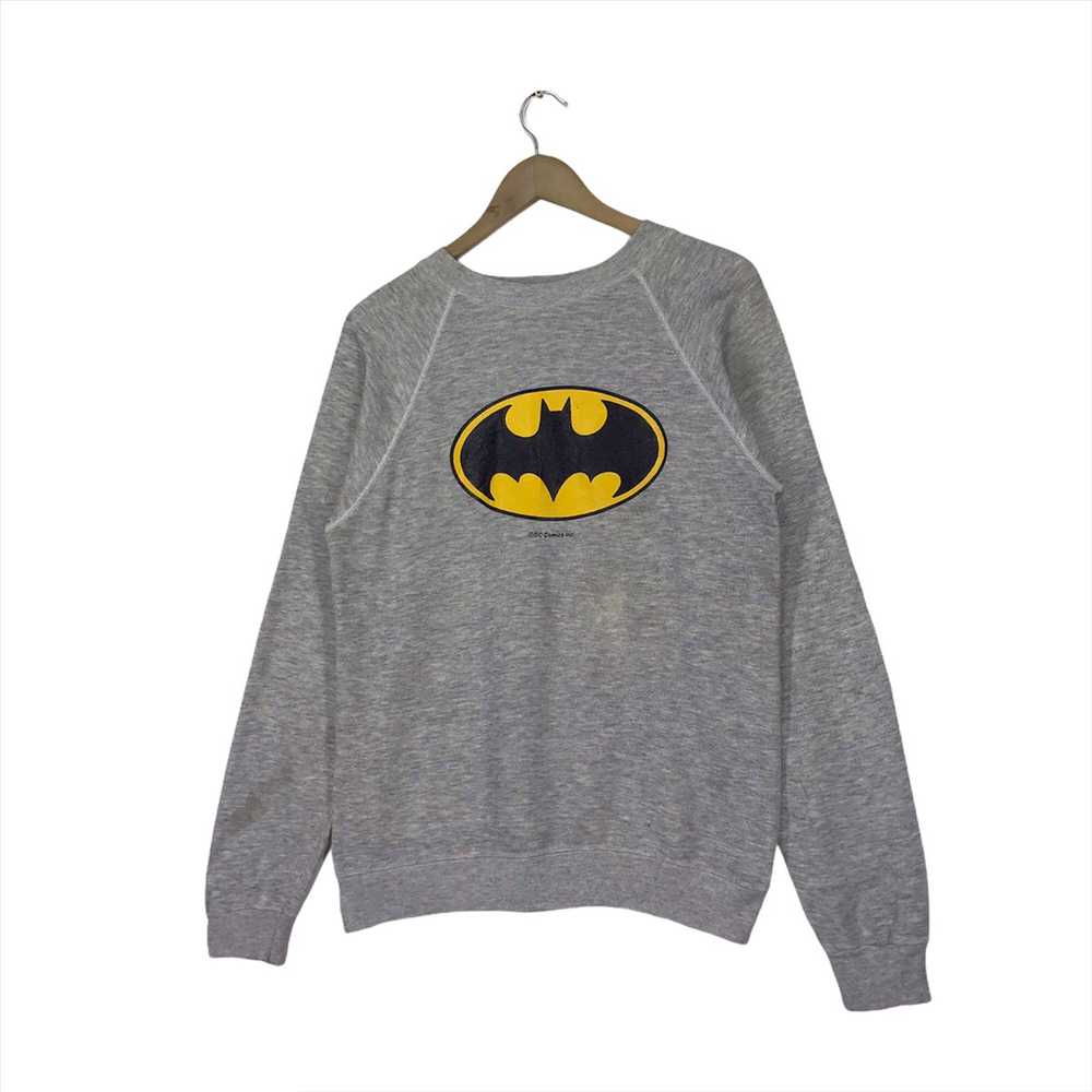 Vintage - Vintage Batman Sweatshirt Big Logo Spel… - image 3