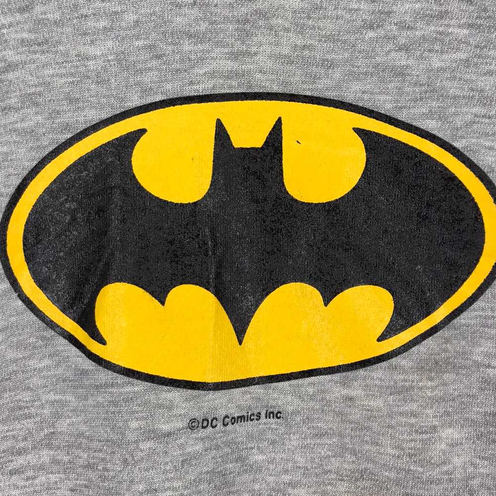 Vintage - Vintage Batman Sweatshirt Big Logo Spel… - image 4