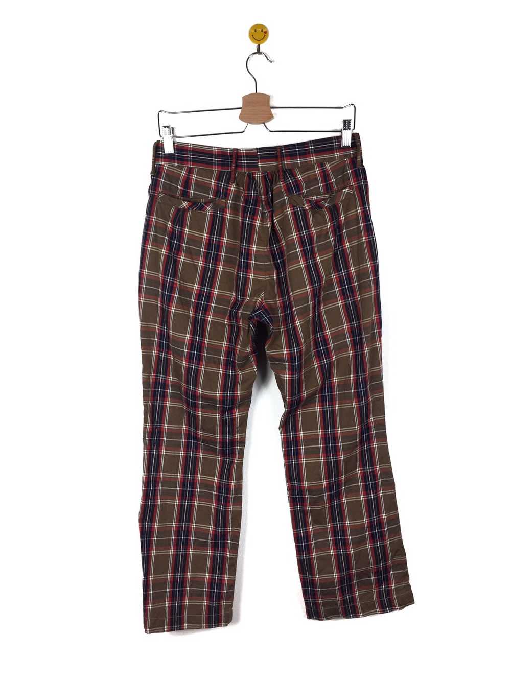 Kapital Plaid Checked Blend Cropped Pants S049 - image 4