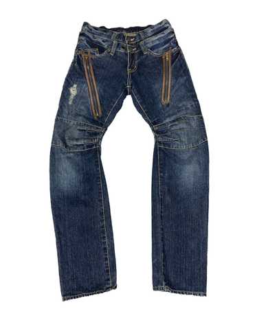 00s archive PPFM denim jacket studs y2k - メルカリ
