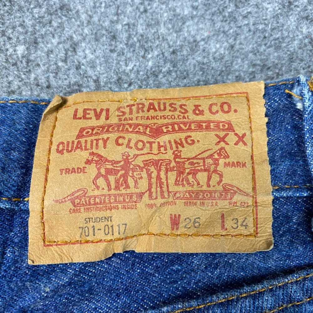 Levi's Vintage 80s‼️🔥LEVIS🔥701 Student Fit Deni… - image 6