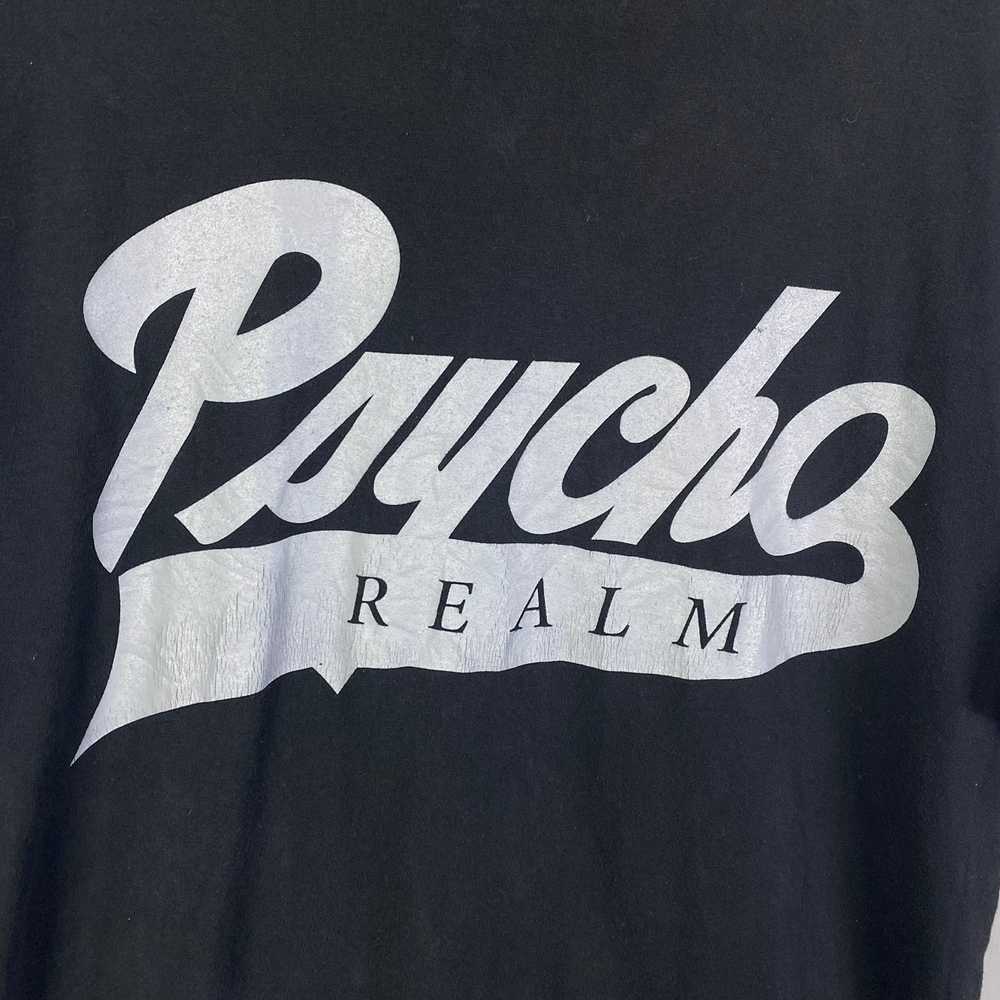 Vintage - VINTAGE🔥PSYCHO REALM🔥Spellout Tshirt - image 4