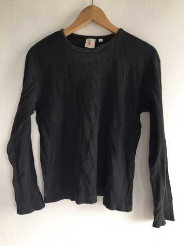 Vintage - Vintage Avirex Long Sleeve Shirt Black - image 1