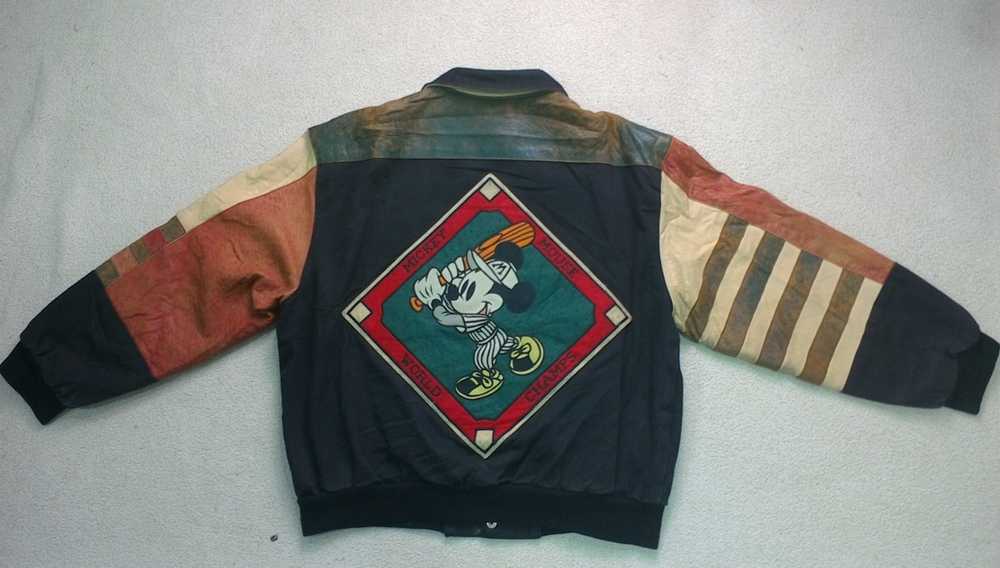 Disney - JEFF HAMILTON MICKEY MOUSE LEATHER JACKET - image 9