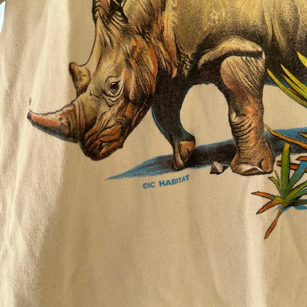 Vintage habitat animals T-shirt - image 3
