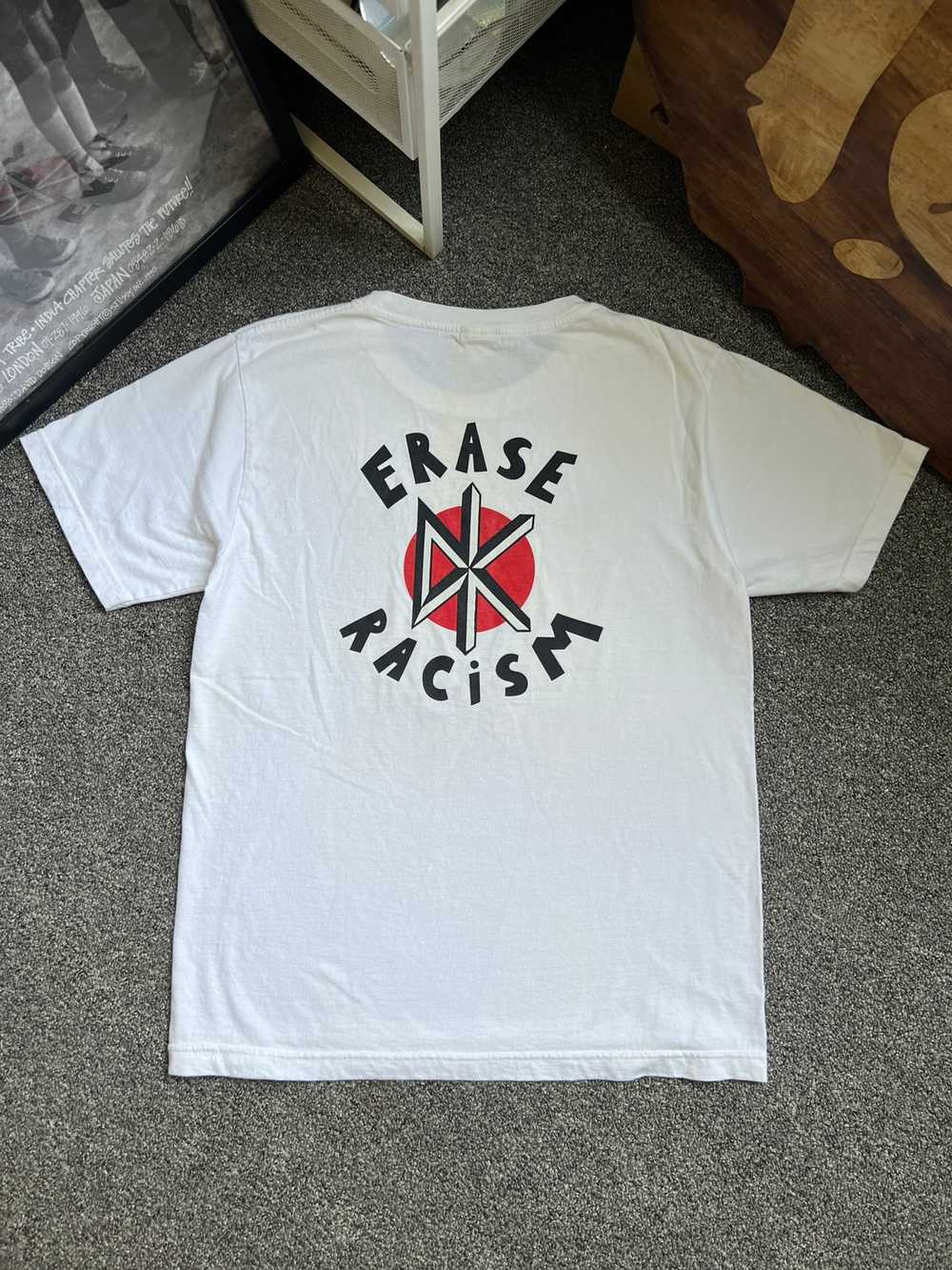 Vintage - Vintage Dead Kennedys Erase Racism Tee - image 2