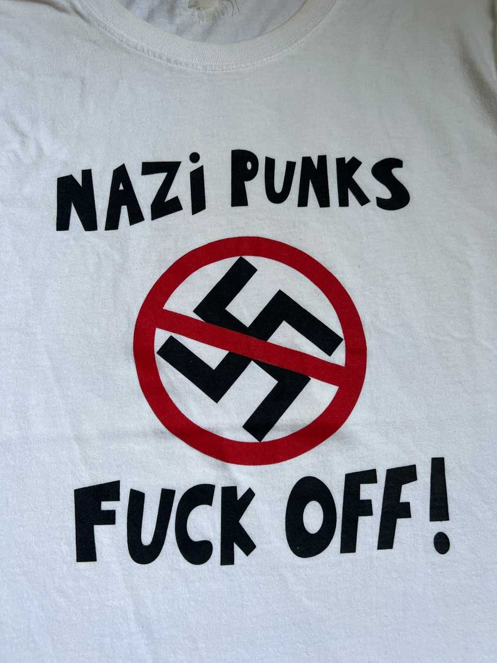 Vintage - Vintage Dead Kennedys Erase Racism Tee - image 3