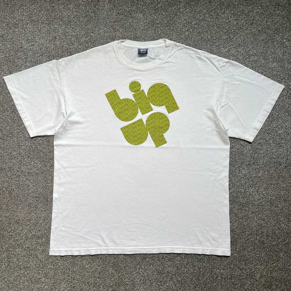 Vintage - Vintage Stussy Big Up Monogram Tee - image 1