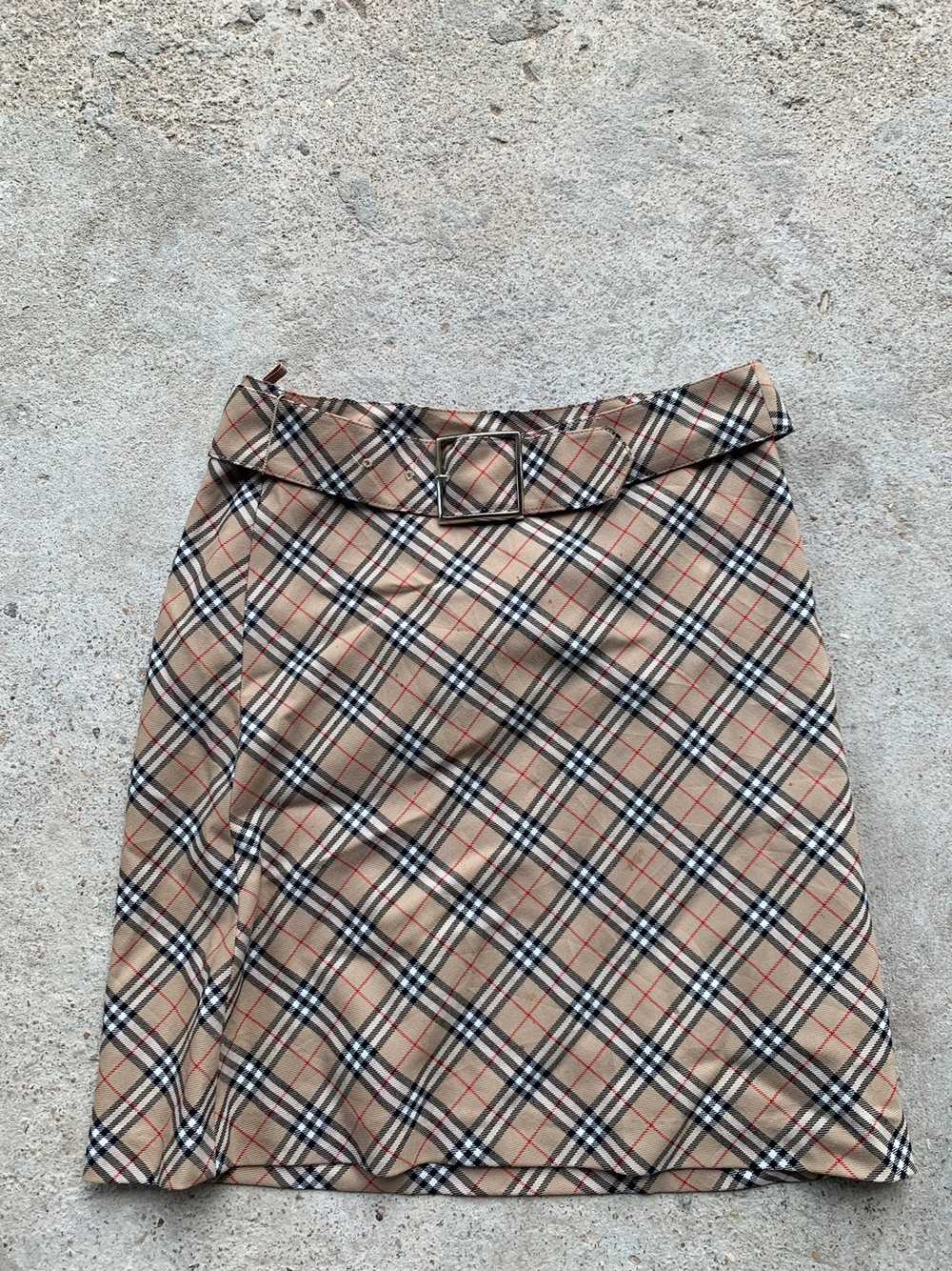 Vintage - 90s Nova Check Burberry Skirt - image 1