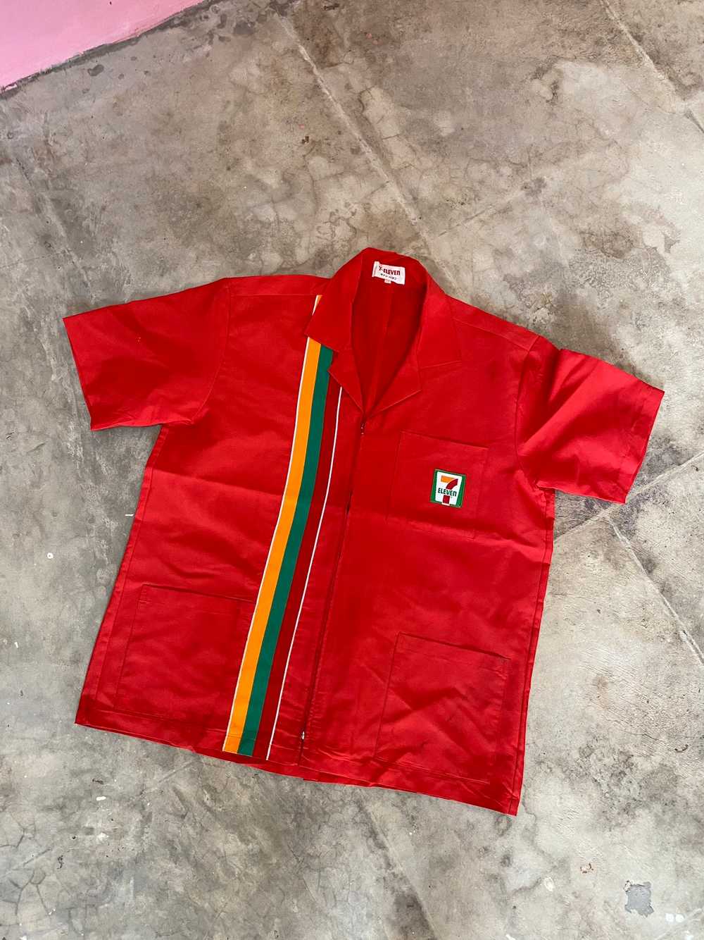 Vintage - Vintage 7-Eleven Tee Jacket Full Zipped - image 7