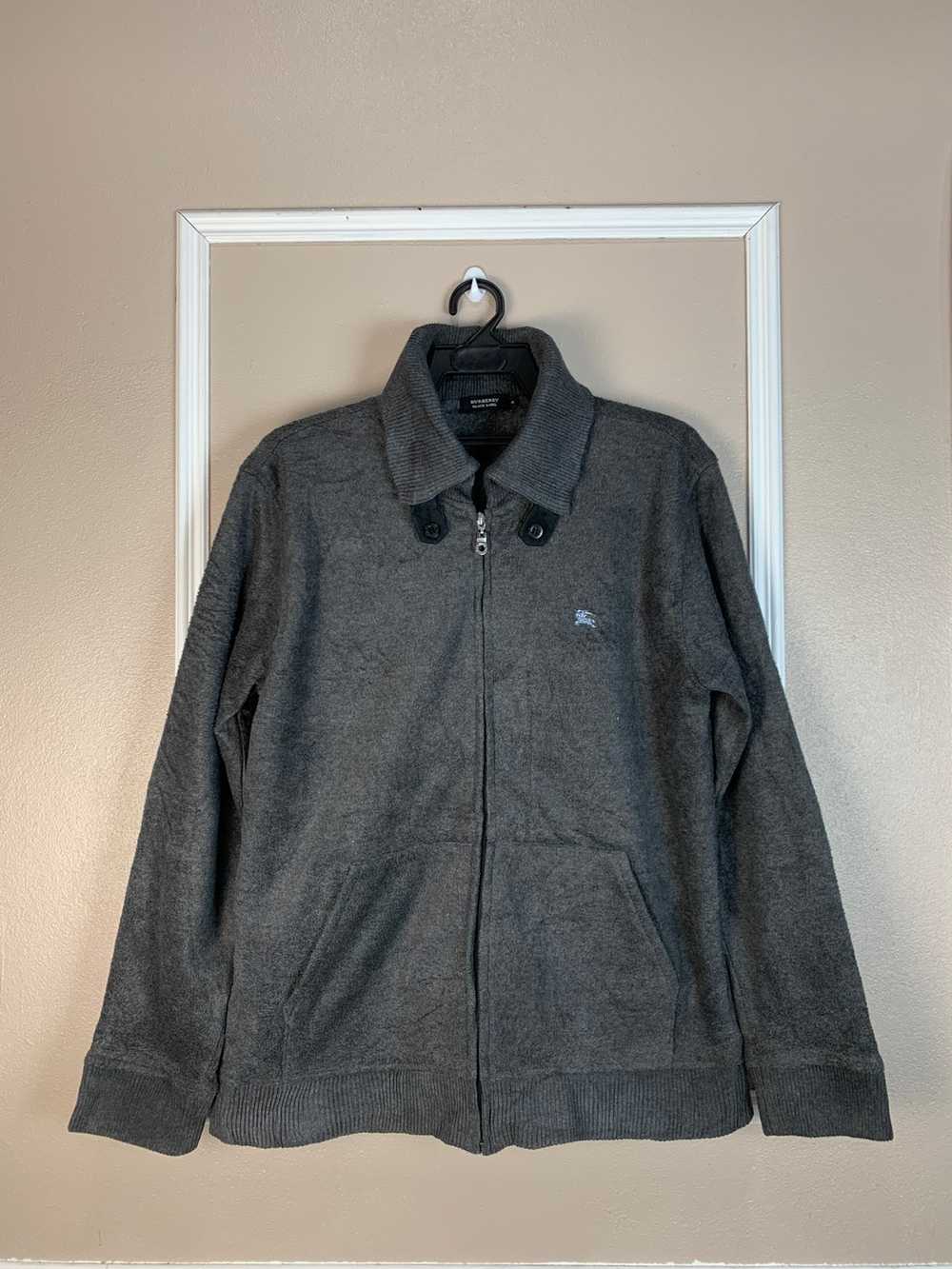 Burberry black label fleece full zipper - image 1