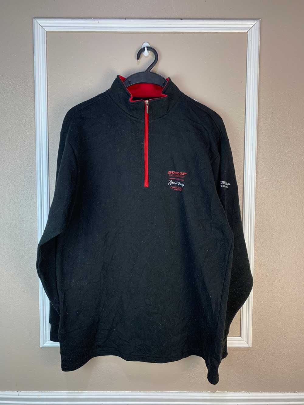 Vintage - Dunlop motosport fleece Half zipper - image 1