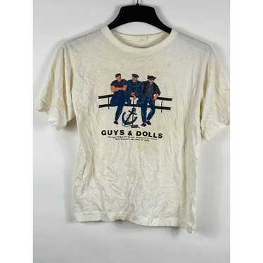 Other Vintage Unbranded Guys & Dolls Tee Shirt Wh… - image 1