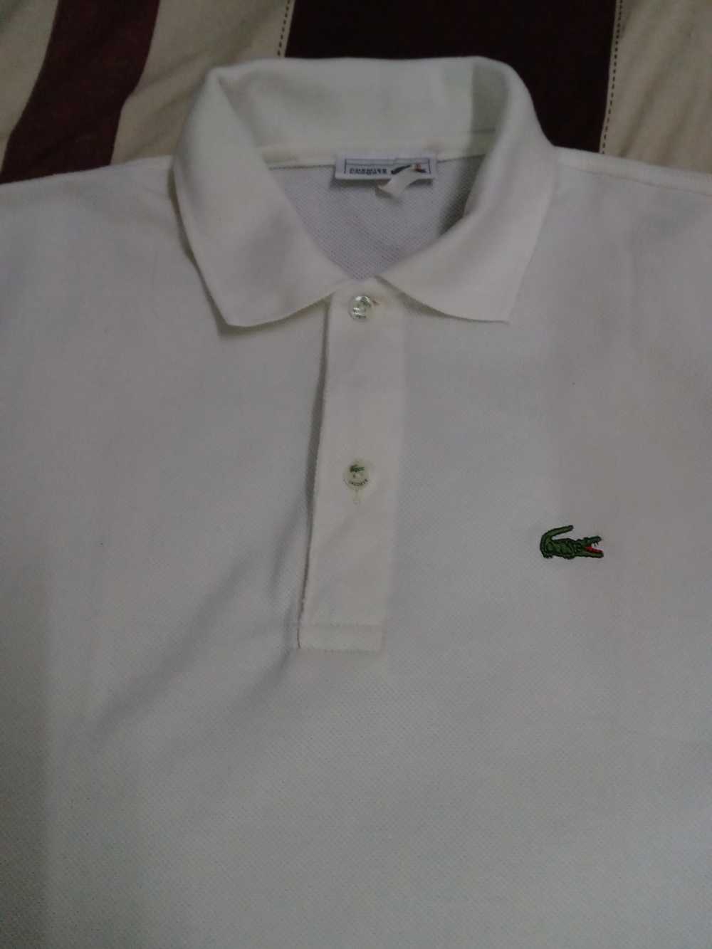 Vintage - Rare vintage Lacoste polo shirt Burberr… - image 1