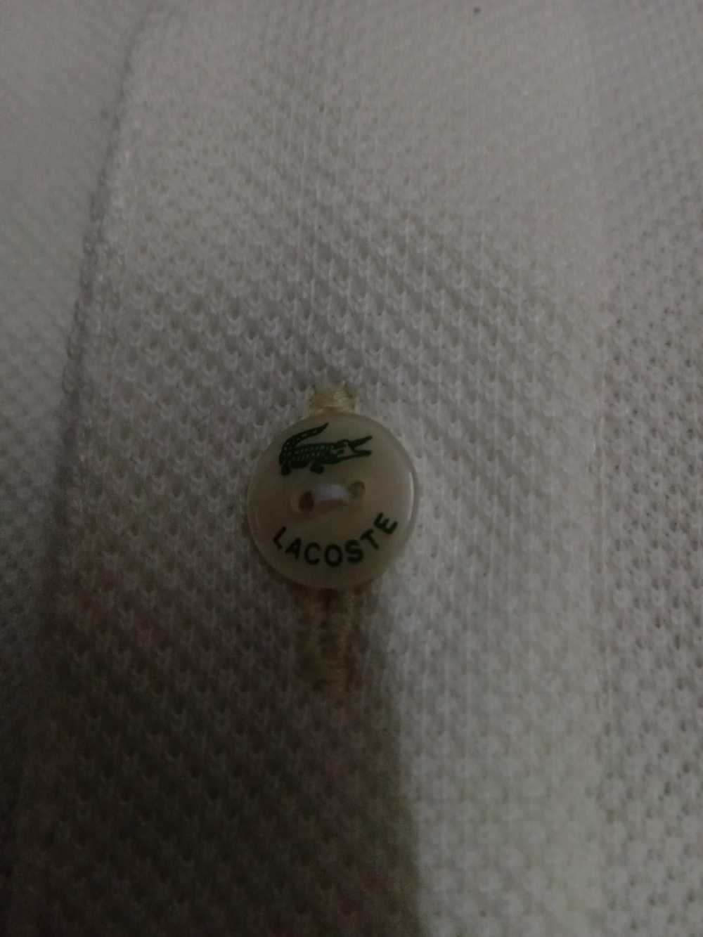 Vintage - Rare vintage Lacoste polo shirt Burberr… - image 4