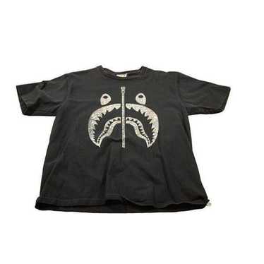 Used Bape Shark Foil Tee T-Shirt Pullover Large U… - image 1