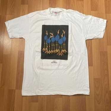 Vintage 1993 Oneita Power T Shirt Boca Birds Todd… - image 1
