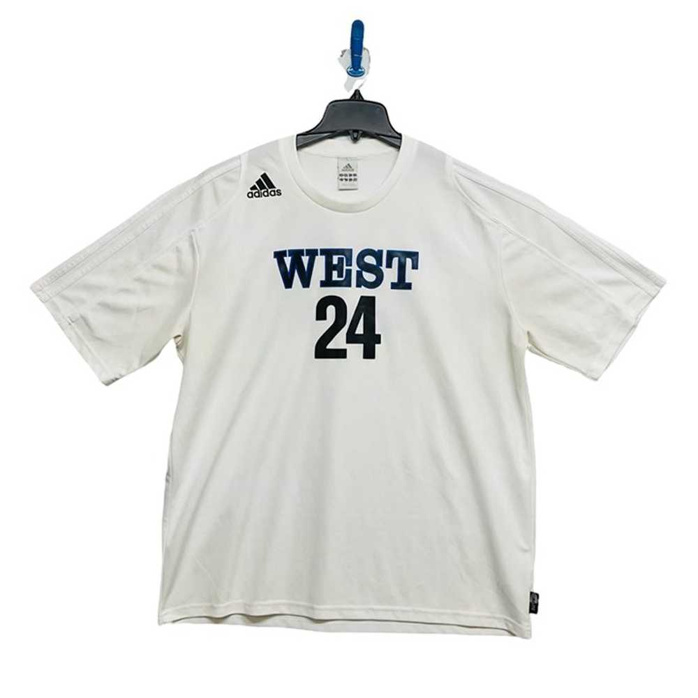 Adidas Size XL White NBA Los Angeles Lakers Kobe … - image 1